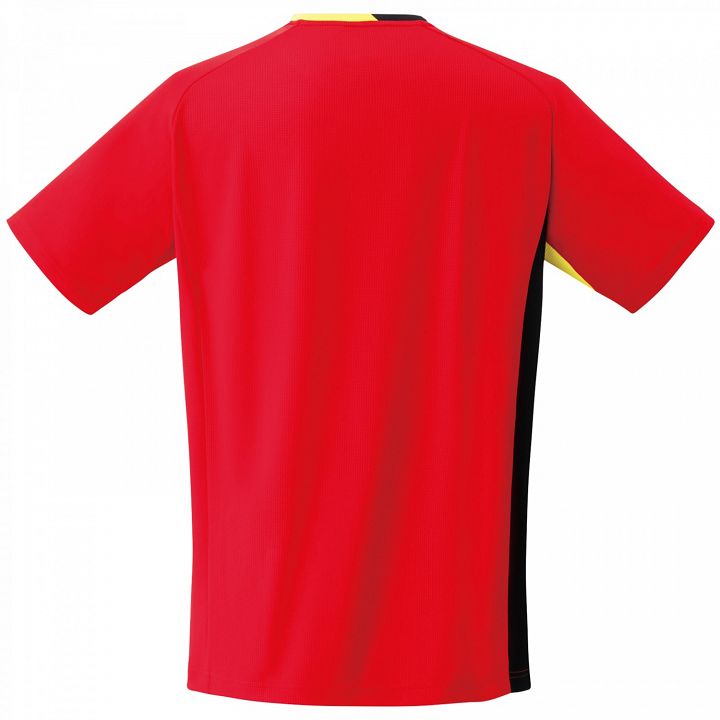 Yonex Men's Crew Neck Slim Fit T-Shirt 10442 Tornado Red